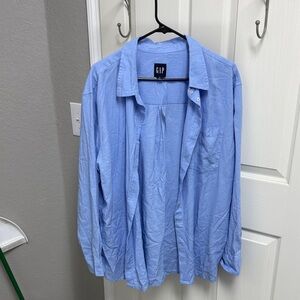 GAP Sky Blue Casual Shirt